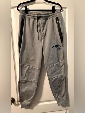 NBA Orlando Magic Grey and Black Sweatpant Joggers